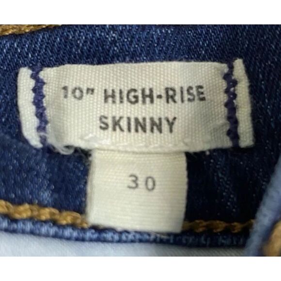 Madewell 10" High Rise Women's Skinny Ankle Jeans Size 30 (Fit 30"x 28") - Picture 10 of 12